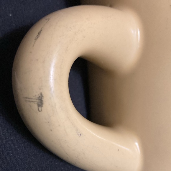 Classic LIFE IS GOOD diner style mug.  Very thick, Well loved with worn spots - Picture 3 of 8